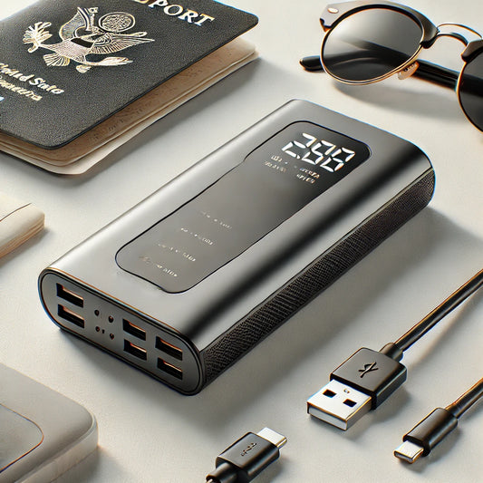 High-Capacity Portable Power Bank – Compact and Travel-Ready